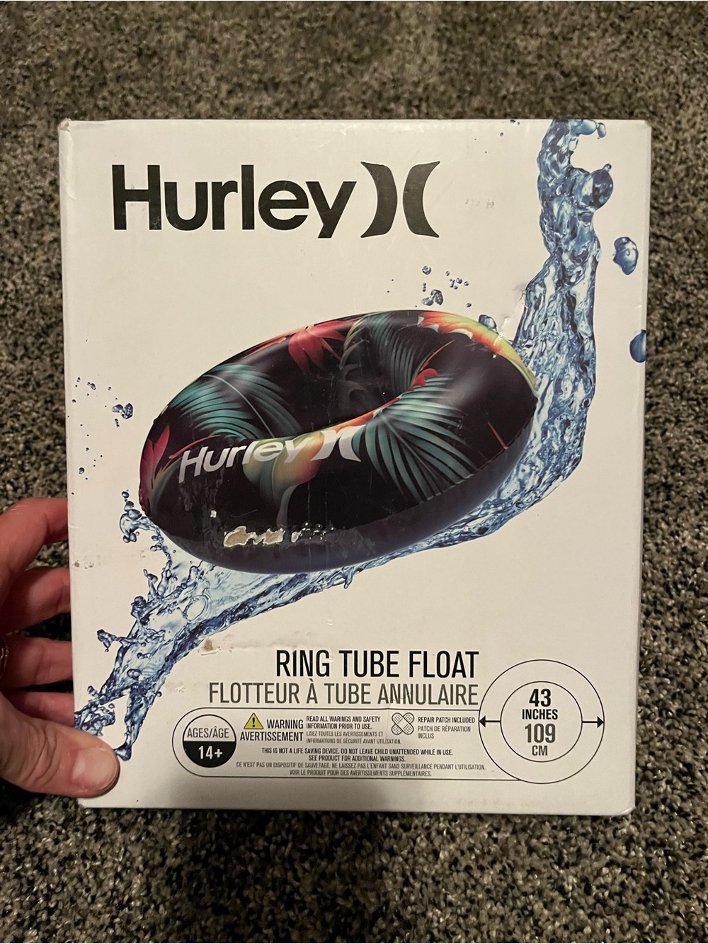 Hurley ring tube float